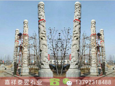 石龙柱形象在中国文化中有深刻的寄义